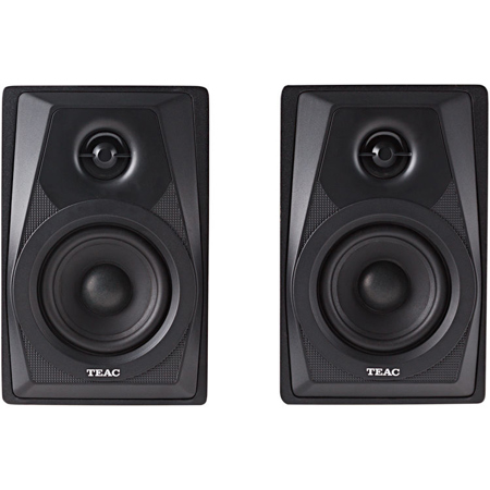 TEAC LS-M100-B 14W 2-Way Powered Monitor Speakers, Pair