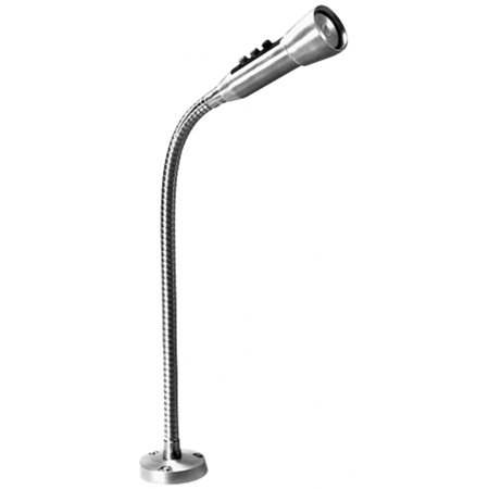 Telex MP785 3-Zone Dynamic Gooseneck Paging Microphone, Low Z, 100Hz-10kHz Frequency Response, 150 Ohms Output Impedance