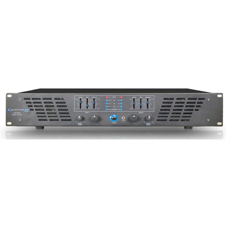 Technical Pro AX3000 2U Professional 2CH Power Amplifier - Black