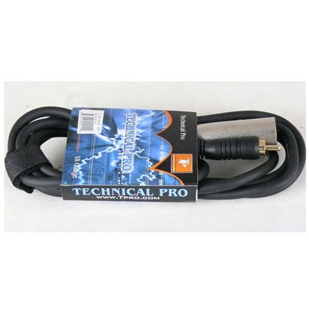 Technical Pro CRX186 6'/1.8m RCA to XLR Audio Cable, 18 Gauge