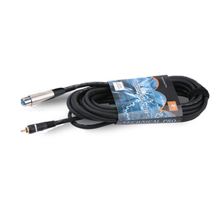 Technical Pro CRXF183 3'/0.91m RCA to XLR Female Audio Cable, 18 Gauge