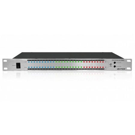 Technical Pro DBPS30 1U Rack Mount dB Display, Silver