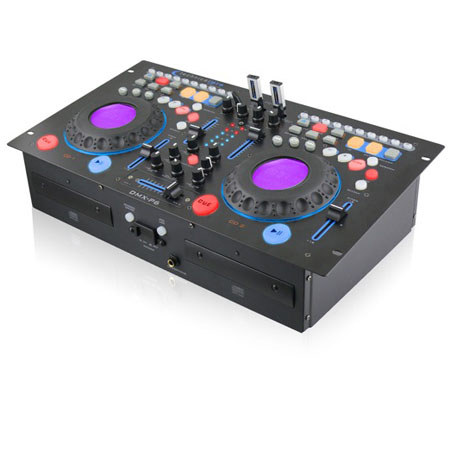 Technical Pro DMXP6 Rackmountable Double CD Mixer, Blk