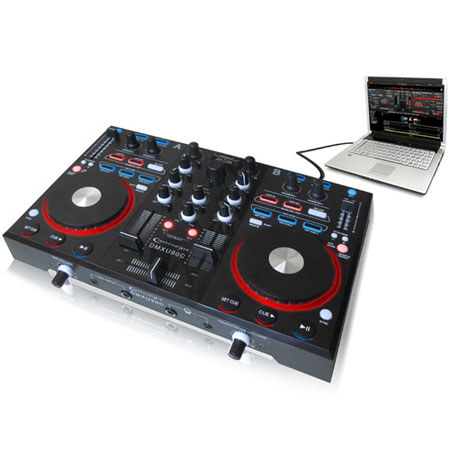 Technical Pro Professional USB DJ Mixer Controller with Audio Interface