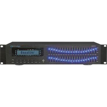 Technical Pro EQB7151 Dual 20 Band Equalizer, Black