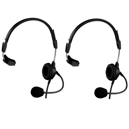 Telex 2 Pack PH-88R Lightweight Single Sided Headset for RTS