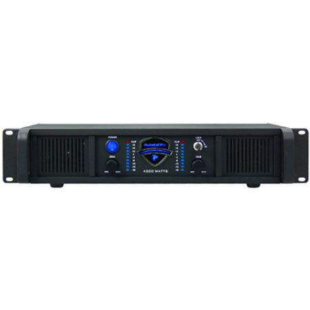 Technical Pro LZ4200 2U Professional 2CH Power Amplifier, Black