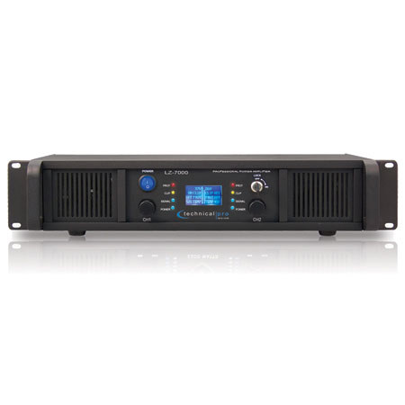 Technical Pro Professional 2 Channel Power Amplifier, Black