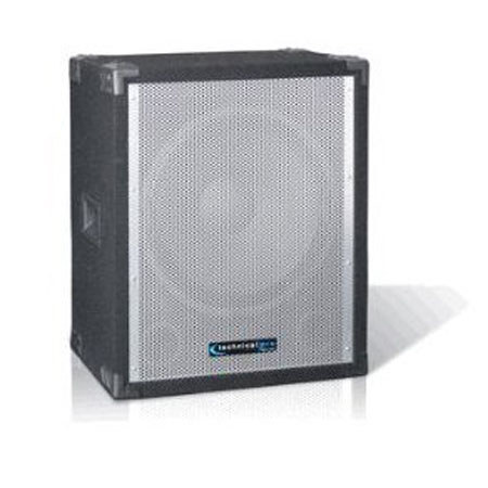 Technical Pro MEGA1501 Carpeted 15" Passive Subwoofer, Black