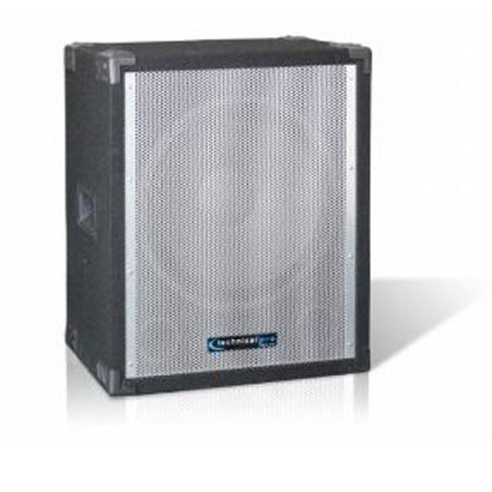 Technical Pro MEGA18 Carpeted 18" Passive Subwoofer, Black