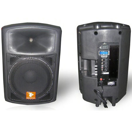 Technical Pro ABS Molded 12" Two-way Active Loudspeaker, Black