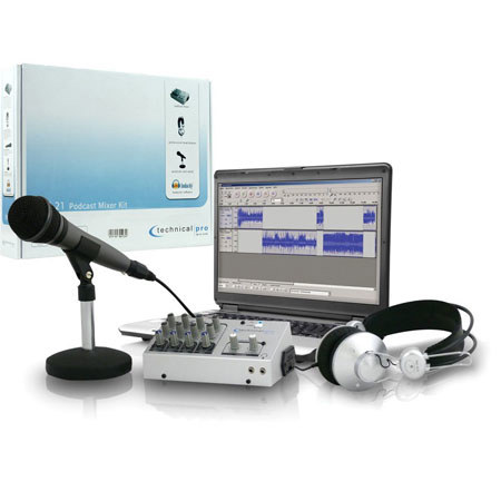 Technical Pro PM-21 Podcast Mixer Kit for Mac & PC