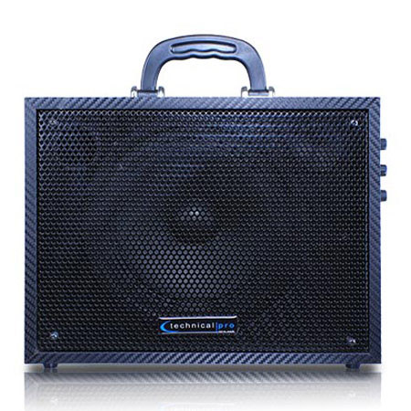 Technical Pro WASP300 6.5" Portable PA System with Rechargeable Battery, Black