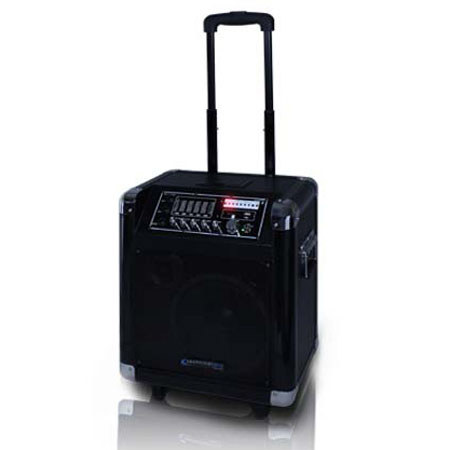 Technical Pro WASP800UIBT 8" PA System with Battery & Wireless VHF Mic