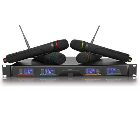 Technical Pro WM1641 Professional UHF Quad Wireless Microphone
