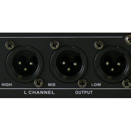 Technical Pro XO3 3 Way Crossover with Subwoofer Output, Black