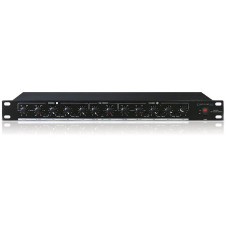 Technical Pro XOB3 Professional 3 Way Crossover, Black