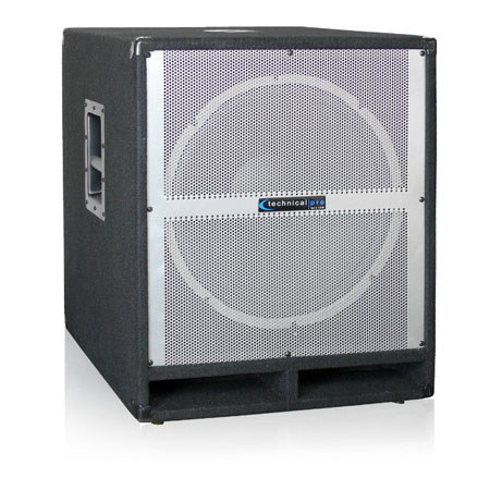 Technical Pro XTREME1201 Carpeted 12" Powered Subwoofer, Black