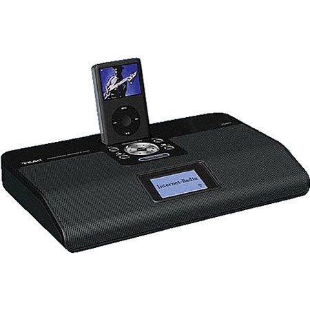 TEAC R-4iNT Wall-Mountable Radio with iPod Dock, Black