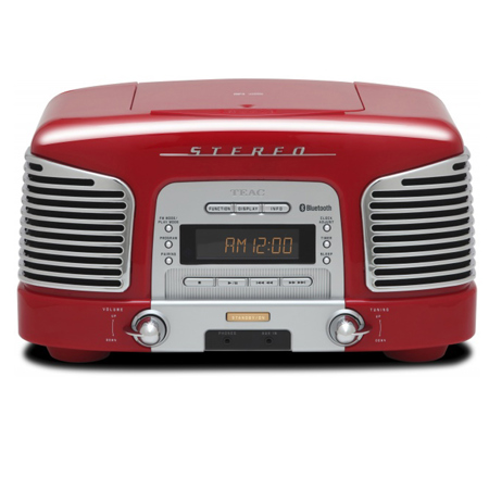 TEAC SL-D930 2.1 Channel Premium Bluetooth Speaker System, Single, Red
