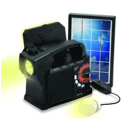 Technical Pro SOLARBOX9 9-in-1 Solar Power Bank Speaker with 4V 7000 MAh Battery