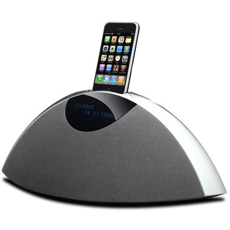 TEAC SR-80i Hi-fi AM/FM Radio with iPod/iPhone Dock, Sl