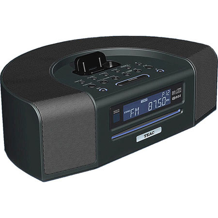 TEAC SR-L280i Hi-Fi CD/AM/FM Table Radio, Black