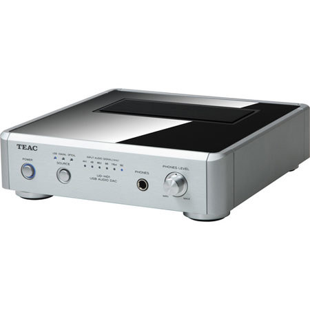 TEAC Dual 32-bit/192kHz D/A Converter with USB Input, Silver