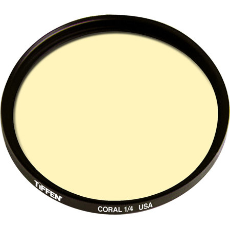 Tiffen 127mm 1/4 Coral Solid Color Filter
