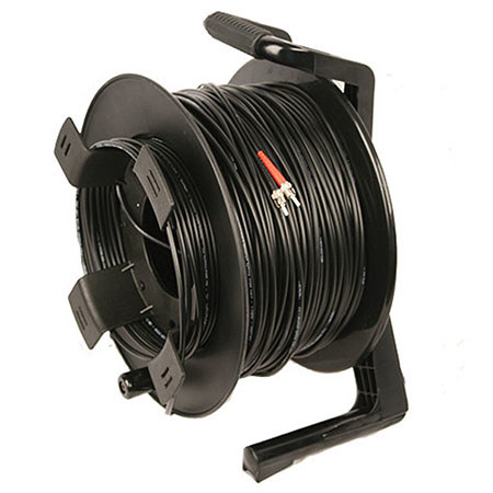 Tactical Fiber Systems 1000' Single-Mode 2-Fiber Cable on Reel with ST Connector