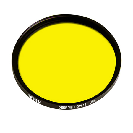 Tiffen 39mm Deep Yellow #15 Glass Filter
