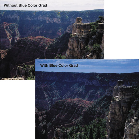 Tiffen 4x4" 3 Cool Blue Soft-Edge Graduated Filter