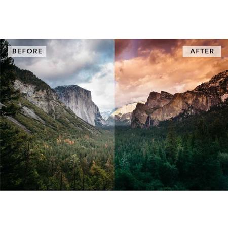 Tiffen 4x5.65" Color Graduated Horizontal Glass Filter, Clear/Sunrise 2