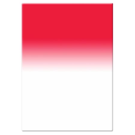 Tiffen 4x5.65" Red 5 Soft-Edge Graduated Filter - Vertical Orientation