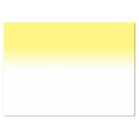 Tiffen 4x5.65" Yellow 3 Soft-Edge Graduated Filter - Horizontal Orientation