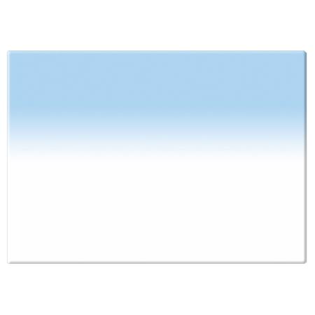 Tiffen 4x5.65" Cyan 3 Soft-Edge Graduated Filter - Horizontal Orientation