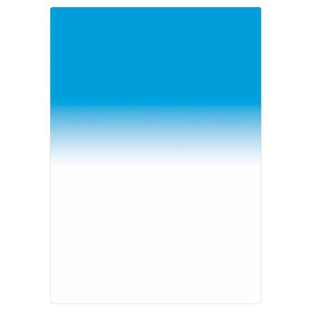 Tiffen 4x5.65" Cyan 5 Soft-Edge Graduated Filter - Vertical Orientation
