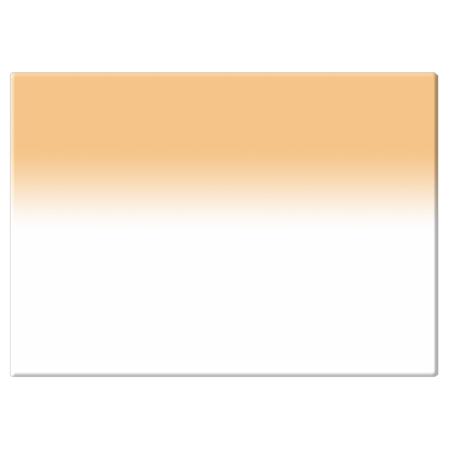 Tiffen 4x5.65" Tangerine 1 Soft-Edge Graduated Filter - Horizontal Orientation