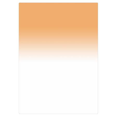 Tiffen 4x5.65" Tangerine 2 Soft-Edge Graduated Filter - Vertical Orientation