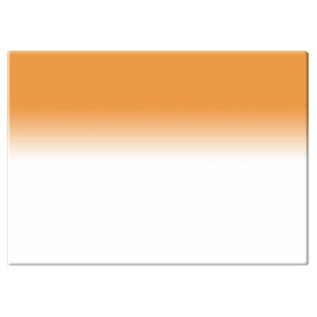 Tiffen 4x5.65" Tangerine 3 Soft-Edge Graduated Filter - Horizontal Orientation