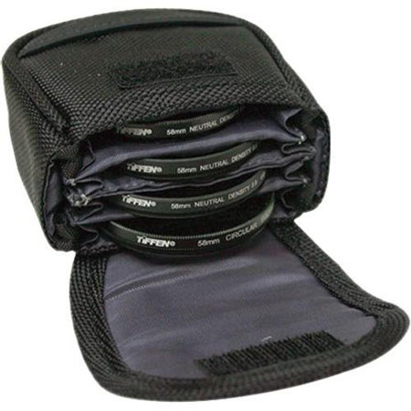 Tiffen Belt Style Filter Pouch Large, Fits 62mm to 82mm