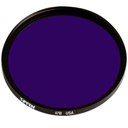Tiffen 82mm 47 Filter, Dark Blue