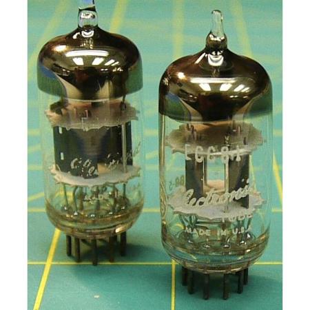 Telefunken GE ECC81 Vacuum Tube for AR-51 and AR-70 Stereo Microphones