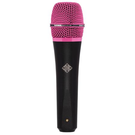 Telefunken M80 Custom Handheld Supercardioid Dynamic Vocal Microphone Black with Pink