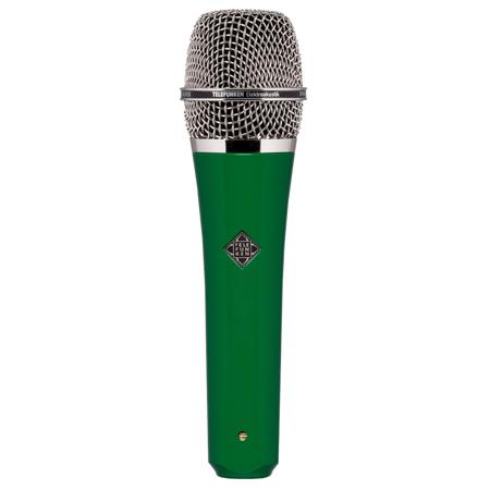 Telefunken M80 Custom Handheld Supercardioid Dynamic Vocal Microphone Green with Chrome