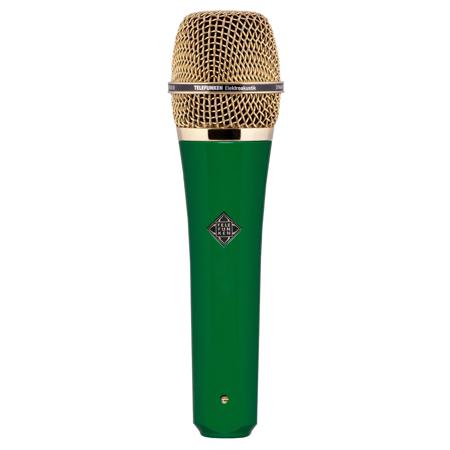 Telefunken M80 Handheld Supercardioid Dynamic Vocal Microphone, Green & Gold
