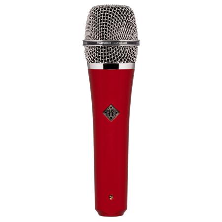 Telefunken M80 Custom Handheld Supercardioid Dynamic Vocal Microphone Red with Chrome