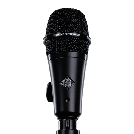 Telefunken M80-SH Super-Cardioid Dynamic Microphone for Snare Drum, Black