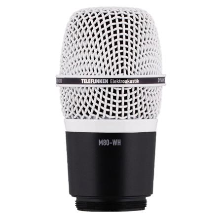 Telefunken M80-WH Wireless Supercardioid Dynamic Microphone Capsule, White