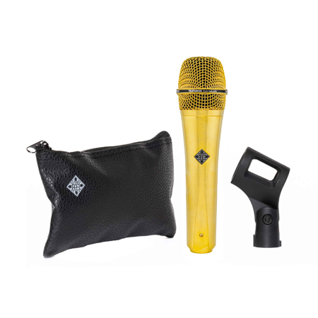 Telefunken M81-WH Wireless Supercardioid Dynamic Vocal Microphone, Satin Gold